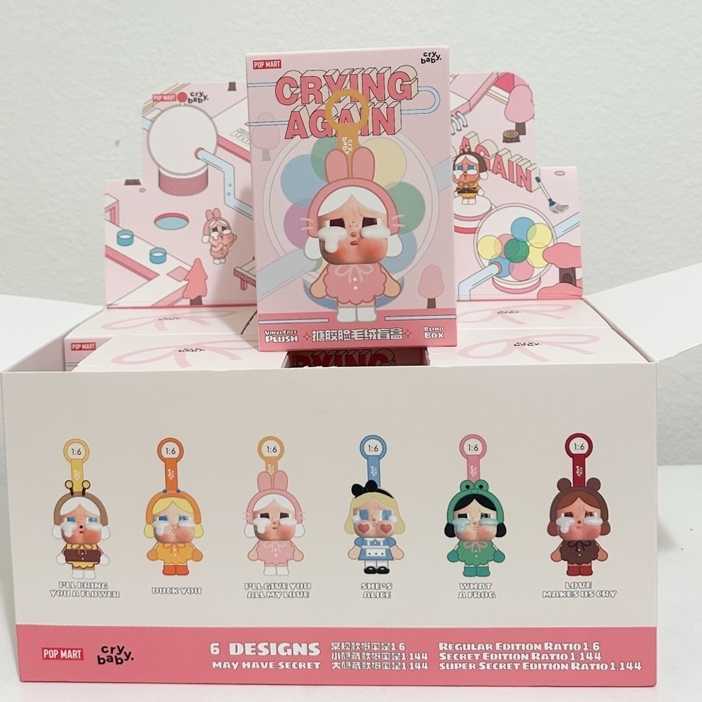 Pop Mart Crybaby Crying Again Blind Box NIB - Picture 6 of 11